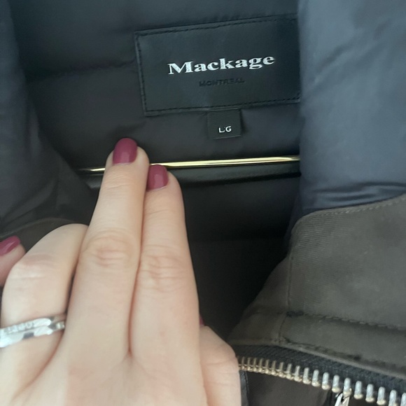 Mackage Large Olive Jacket - Picture 3 of 5